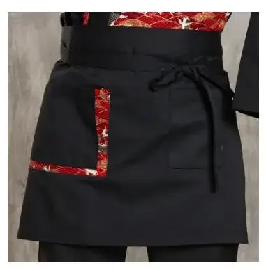 Grembiule da cucina giapponese Grembiule corto da chef Lavori di cucina per sushi