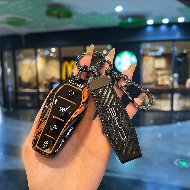 

Car Remote Key Case Cover For BYD Atto 3 Han EV Dolphin Lied Tang Dm Qin PLUS Song Pro MAX Yuan Accessories