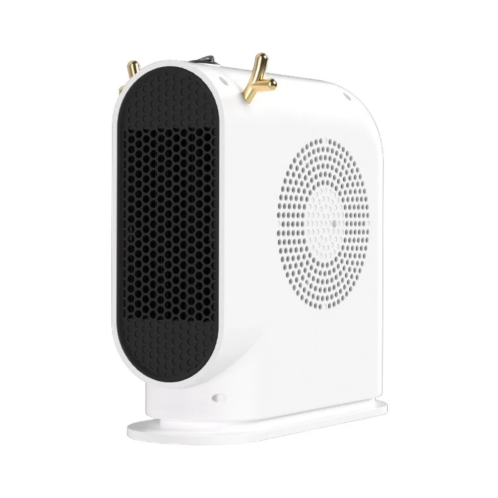 Compact Space Heater 26 26 10cm Desktop Design Energy Efficient Low Noise Portable Warmer for Apartment Study Area