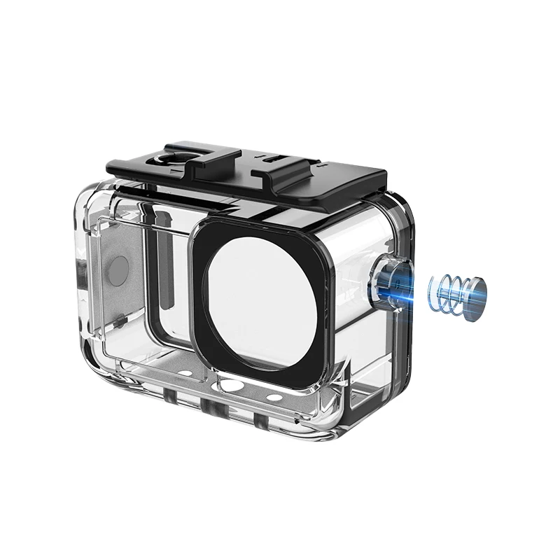 Подводный водонепроницаемый чехол 45 м, защитный чехол для дайвинга и плавания для DJI OSMO Action 3 4 5, аксессуары для спортивной камеры