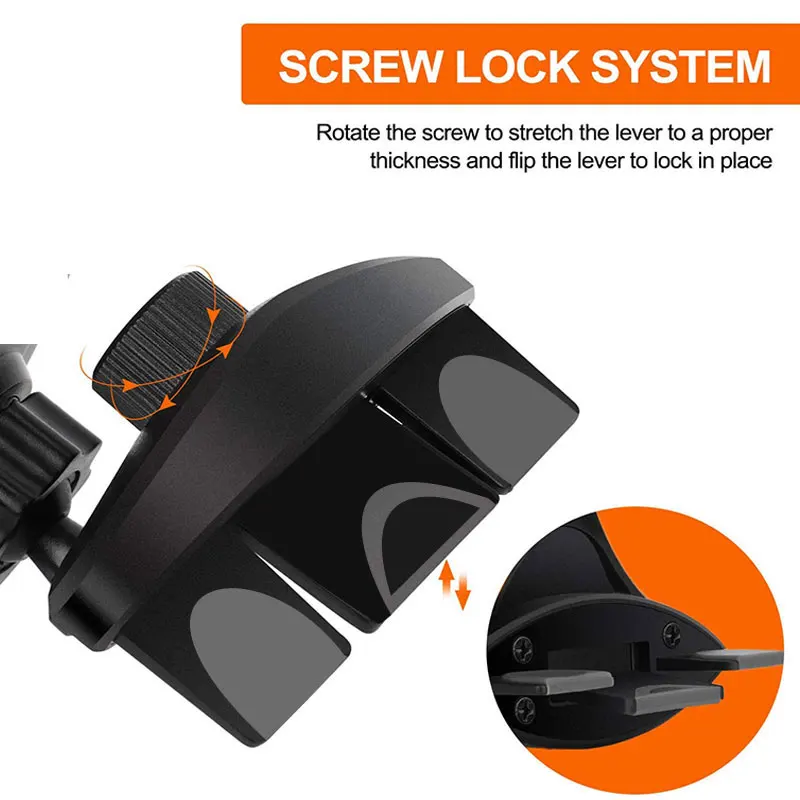 Universal Car CD Slot Phone Mount accessories 17mm ball Holder Stand Cradle for Mobile Phone Cell Phone