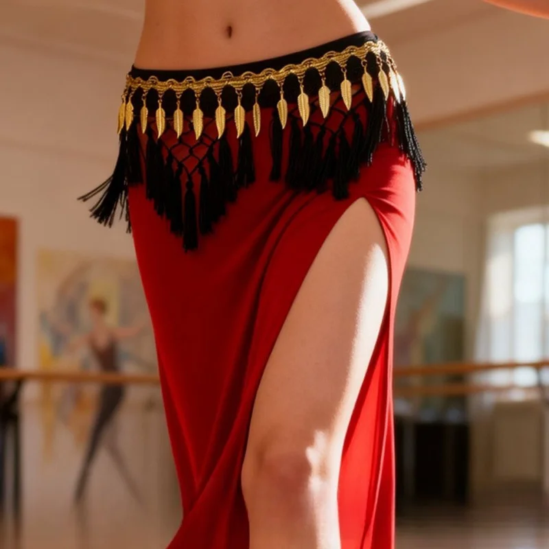 Waist Chain Belly Dance Dense Tassel Vintage Performance Oriental