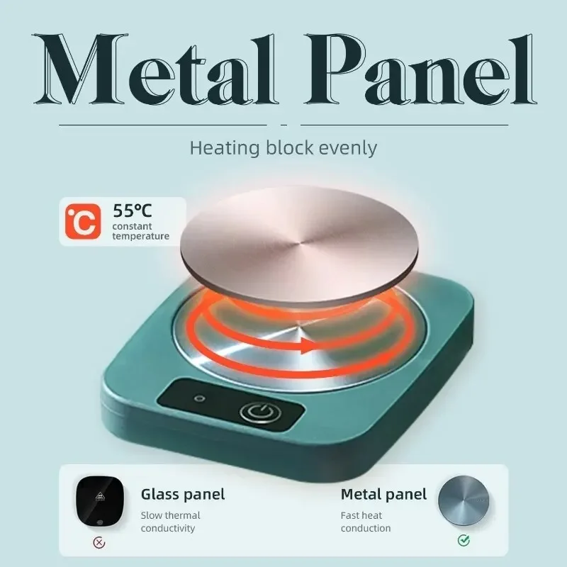 Electric Mug Mat Constant Temperature Intelligent Warm Coaster Rapid Heating Mug Heater Warmer Office Low Power Home Office Gift