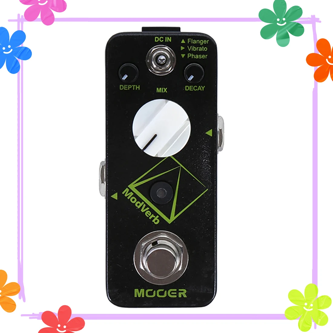 MOOER Modverb Guitarra Effect Pedal Reverb Modulation Effect Modverb MRV4 Flanger Vibrato Phaser Pedal Guitar Accessories Parts