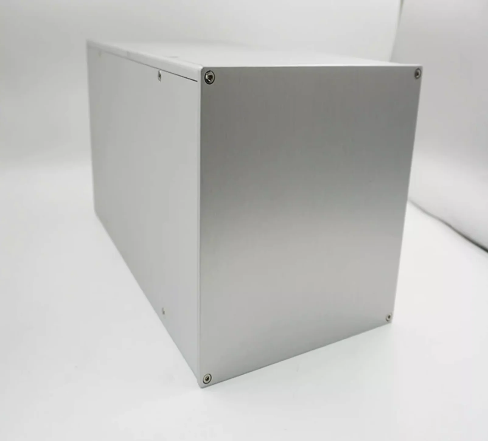 chassis-tout-en-aluminium-argente-390-boitier-d'isolation-electrique-boitier-polyvalent-pour-amplificateur-frontal-diy-profil-en-aluminium