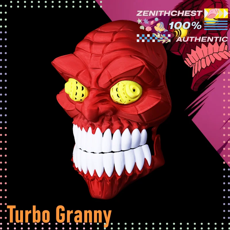 

DAN DA DAN Turbo Granny Cosplay Mask / Supernatural Armed Dan Da Dang Anime Full Face Mask Perfect For Convention And Role Play