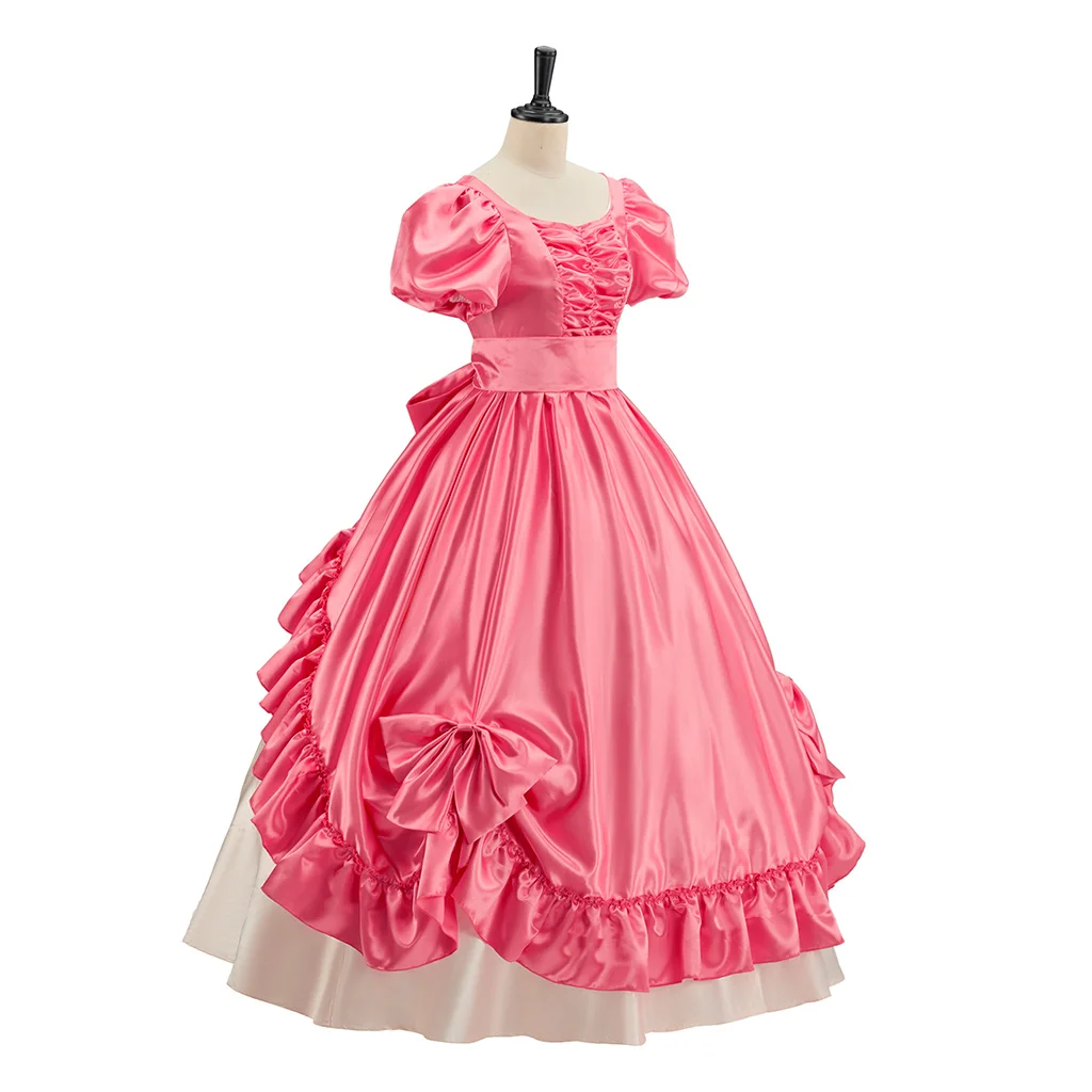 Pink Victorian Princess Dress Women Fashion Gothic Lolita Royal Victorian Rococo Princess Ball Gown