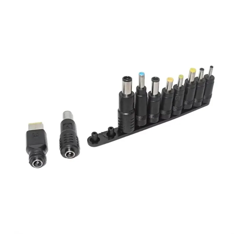 100W PD USB C to DC Power Cable Type-C Female to DC Male Jack Adapter Cord With 10 Replaceable Plugs For Laptop Notebook