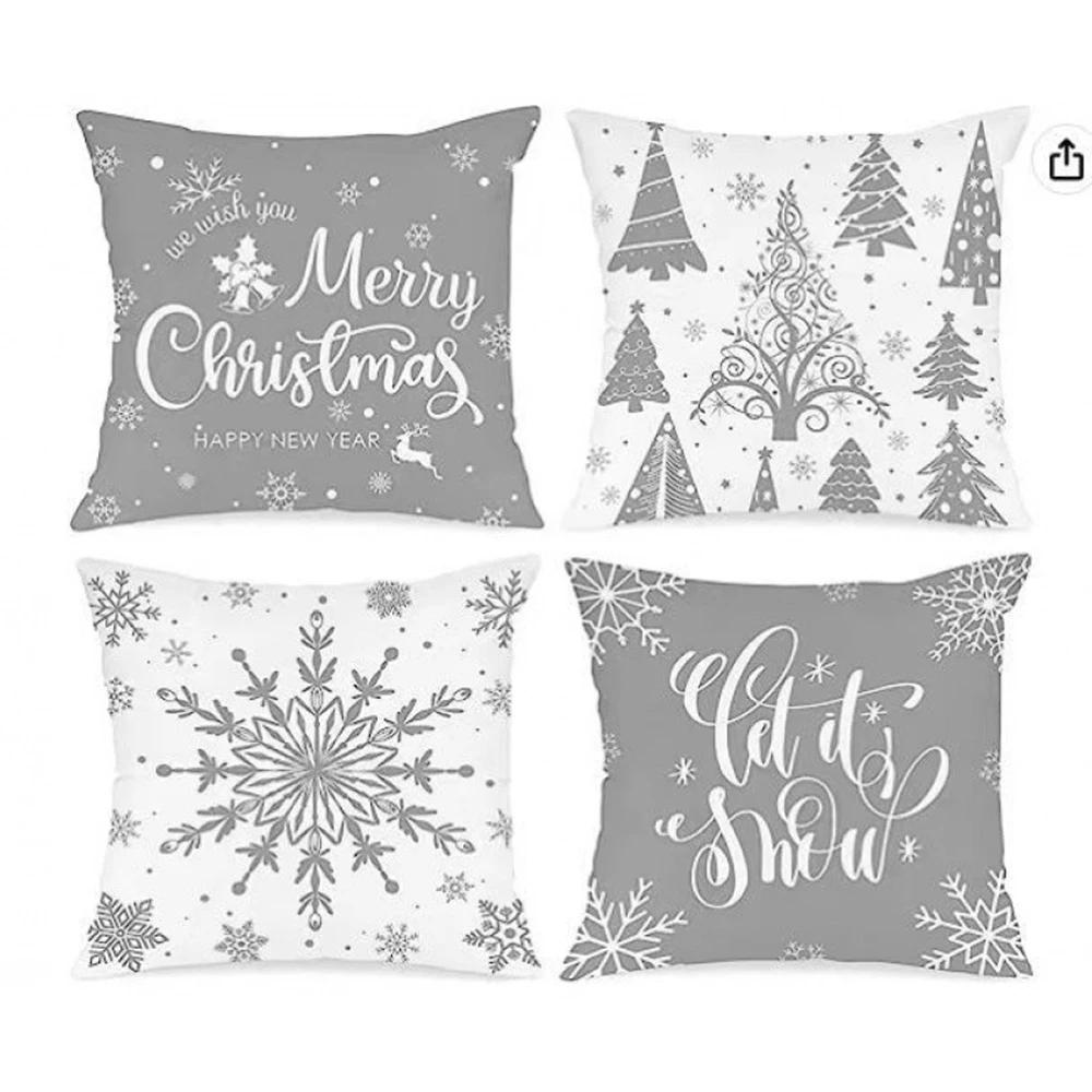 

Christmas combination pillow cover home sofa decoration cushion pillow cover