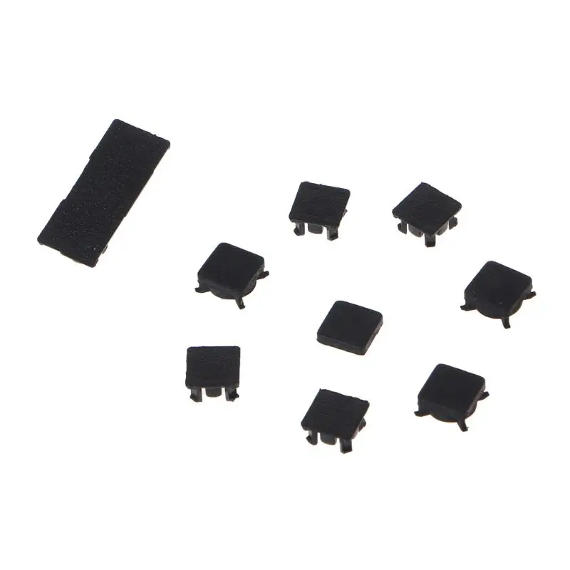 Kit de cubierta de pies de tornillo, almohadilla de goma para arranque, reparación de repuesto para consola Ps3 Slim 2000 3000, paquete de 9 piezas