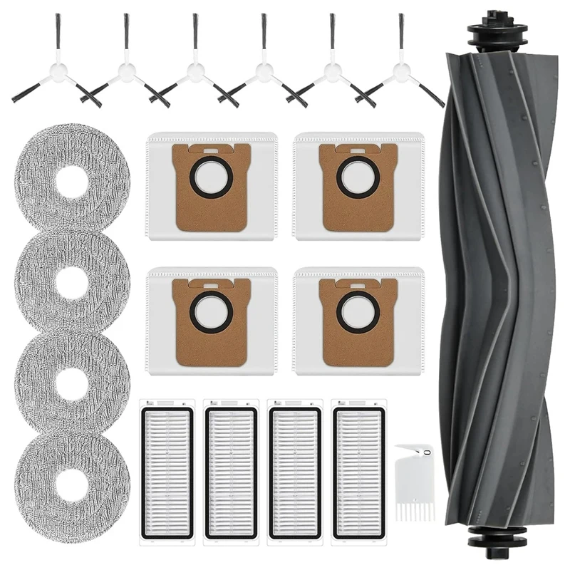 1 Satz Teile Zubehör für Dreame l20 ultra/l20 ultra kompletter Roboters taub sauger, Haupt bürste, Staubbeutel, Mopptuch