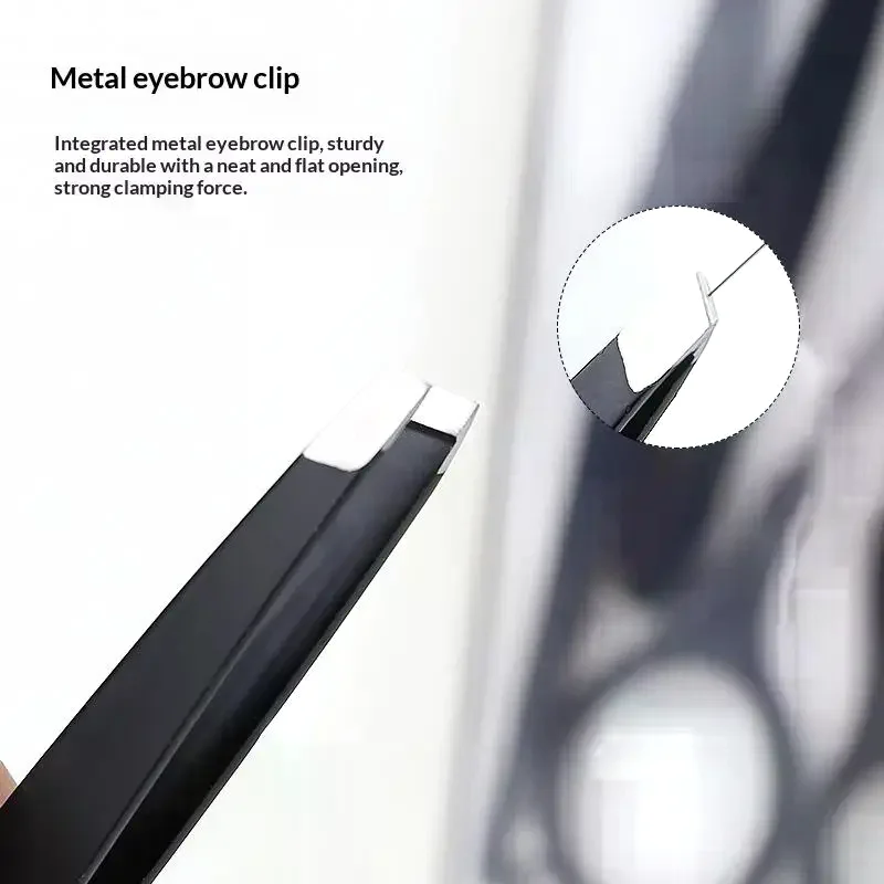 3-Piece Stainless Steel Eyebrow Grooming Kit for Women & Men – Includes Precision Scissors, Dual-End Eyebrow Comb & Trimmer Tool