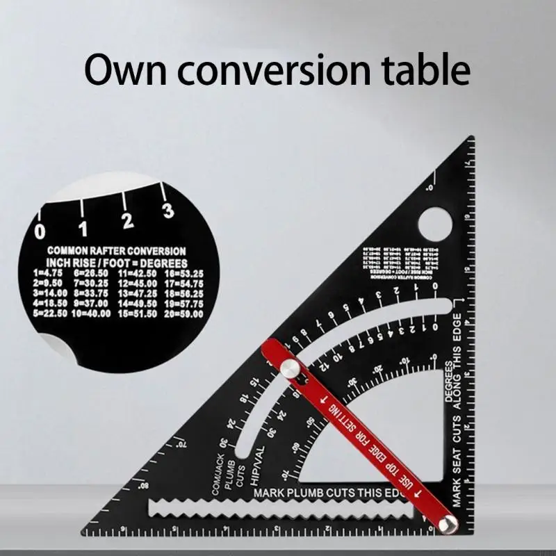2025 New Carpenter Square Combination Square Carpentry Triangle Ruler Measurement Tool