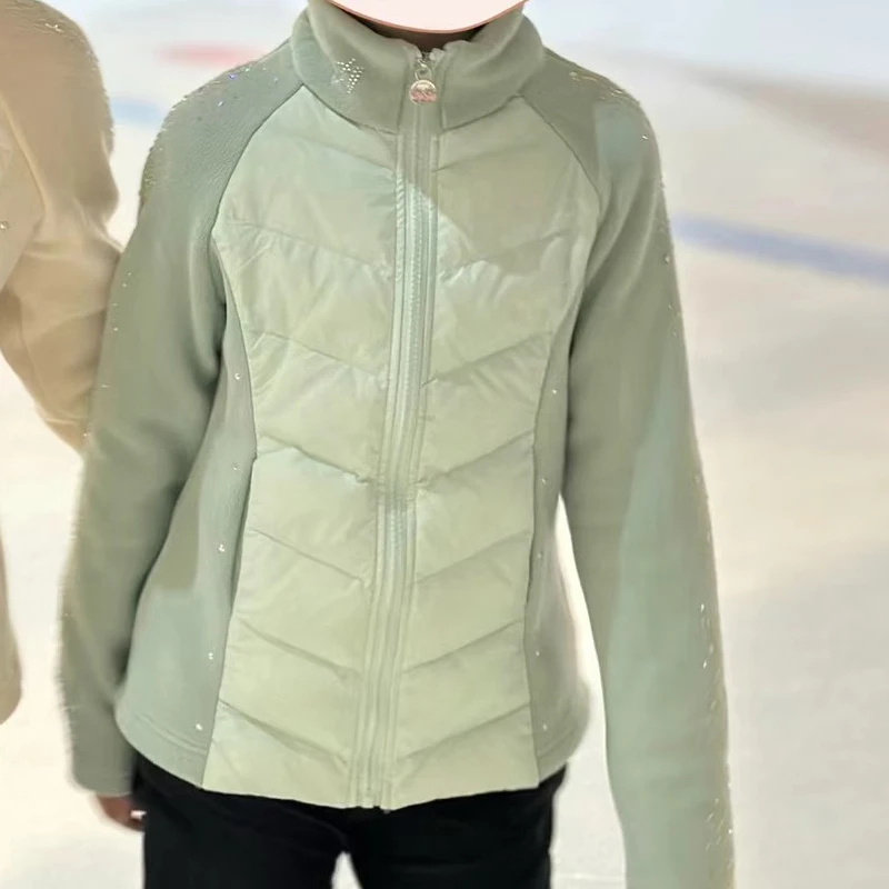 Figure Skating Training Coat 90 White Duck Down Down Jacket Thickened Edition