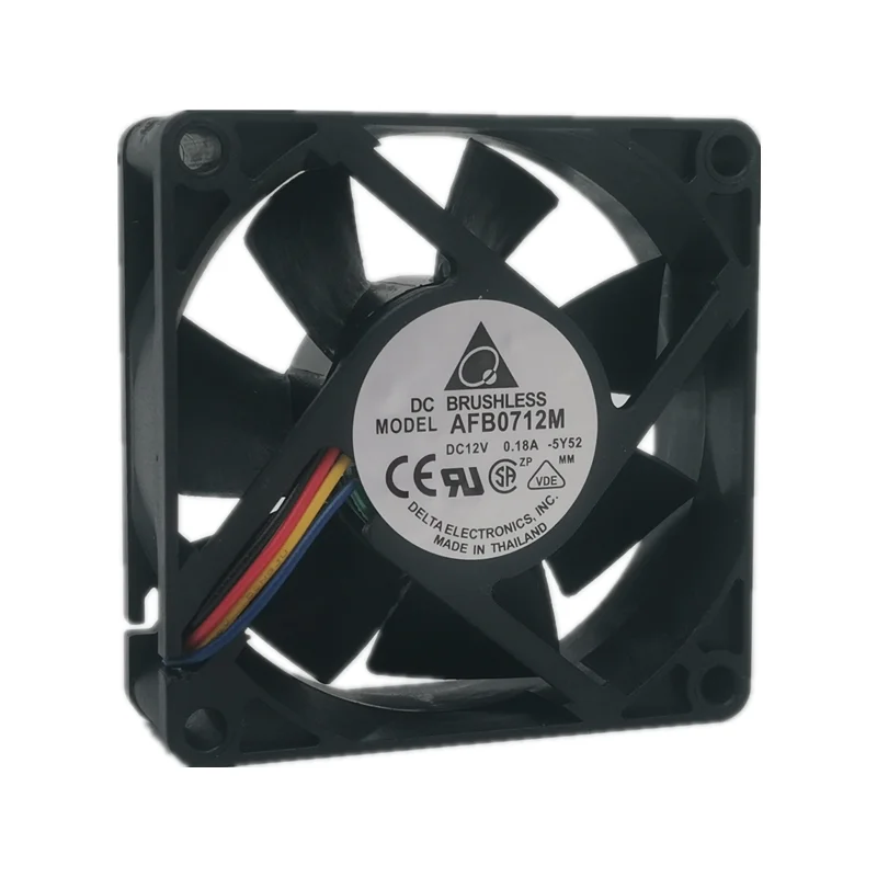 Alimentation delta AFB0712M 7025 12V 0.18a, mesure de vitesse 7cm, ventilateur CPU, châssis