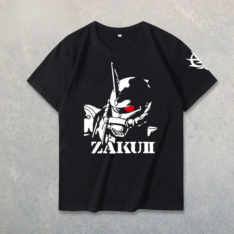 Mobile Suit Gundam T-Shirt Zaku Zeta Army Zeon Men's and Women's Short Sleeve T-Shirt Top