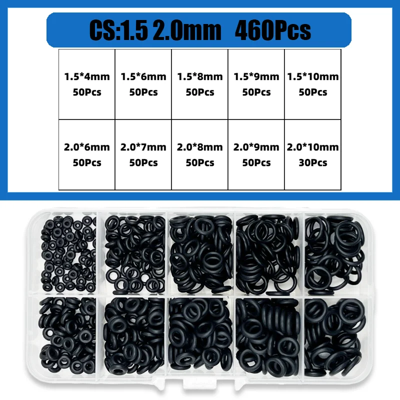 Gummi O Ring Dichtung Unterlegscheibe NBR Schwarz O-ring Sanitär Dichtung Korrosion Öl Beständig Hohe Temperatur Auto Automotive Reparatur Oring – Detail 15