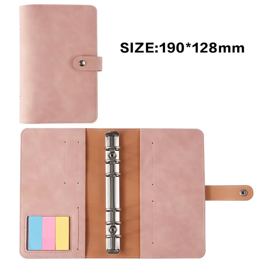 กระเป๋าหนัง PU สำหรับวางแผน2022 A6กระเป๋ามีซิปใส12ใบ