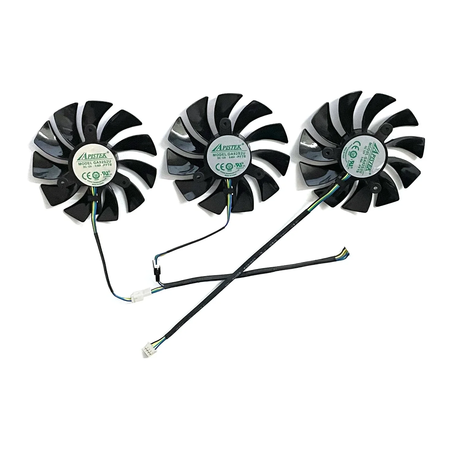 Ventilador de placa gráfica, refrigerador para ZOTAC, GeForce RTX 2080 Ti, Edição AMP, 12V, 87mm, GA92S2U, 0.46A, 4PIN, Novo