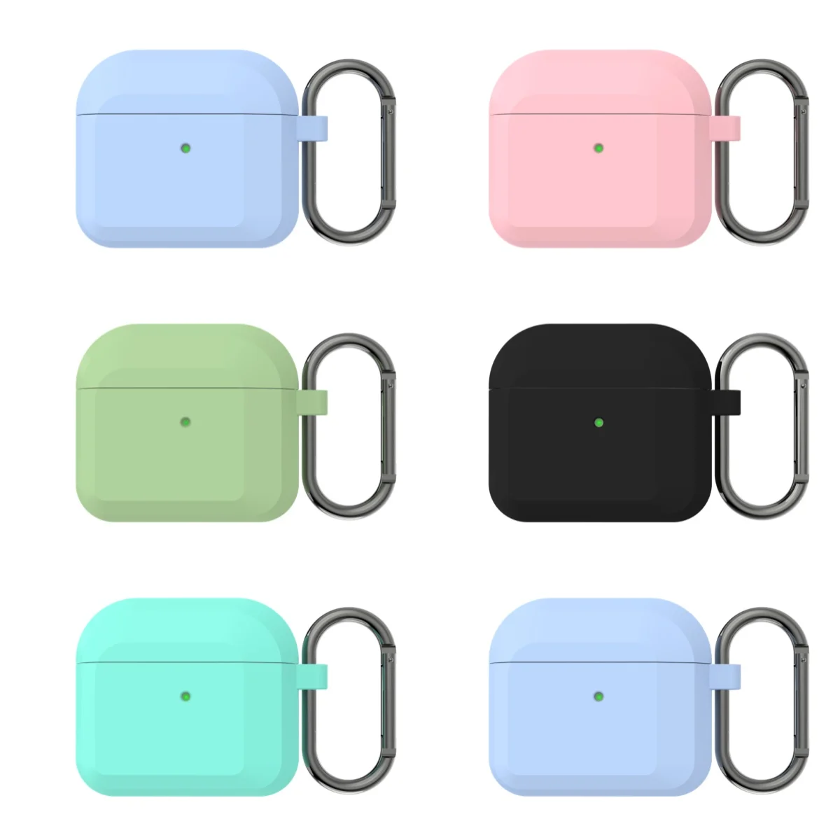 حافظات سماعات أذن من السيليكون الناعم لأجهزة Airpods 4/3 Airpods حافظة سماعات الرأس حافظة واقية لأجهزة Apple Airpods Pro 2 أغطية Airpod