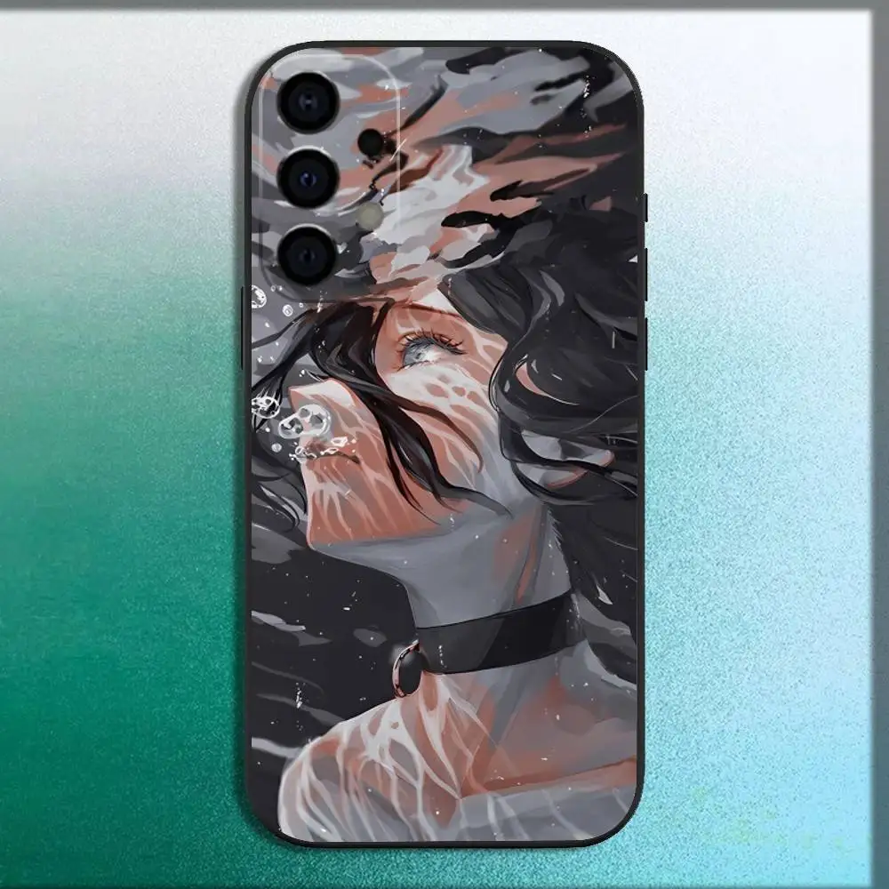 Funda de teléfono C-Sawsaw Man R-Reze para Samsung Galaxy A73,72,71,A52,51,40,41,A22,A32,31,A13,12,Note20, carcasa negra suave