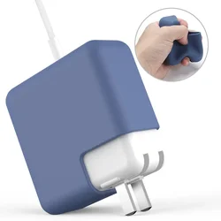 Silikonowa ładowarka do laptopa etui ochronne do Apple MacBook 29W 30W 45W 60W 61W 85W 87W 96W moc Magsaf * Adapter pyłoszczelna osłona