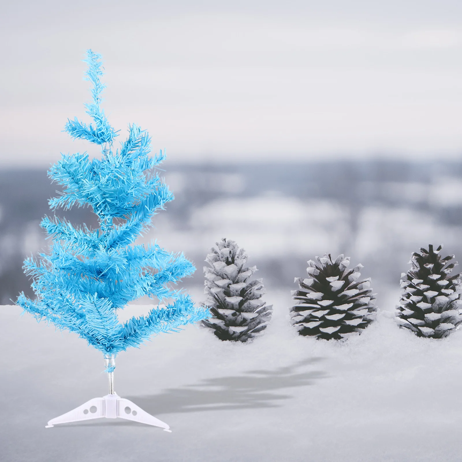 

1Pcs Plastic Christmas Tree Desktop Decor Mini Xmas Party Ornament Tabletop Christmas Tree Decoration Xmas Party Ornament