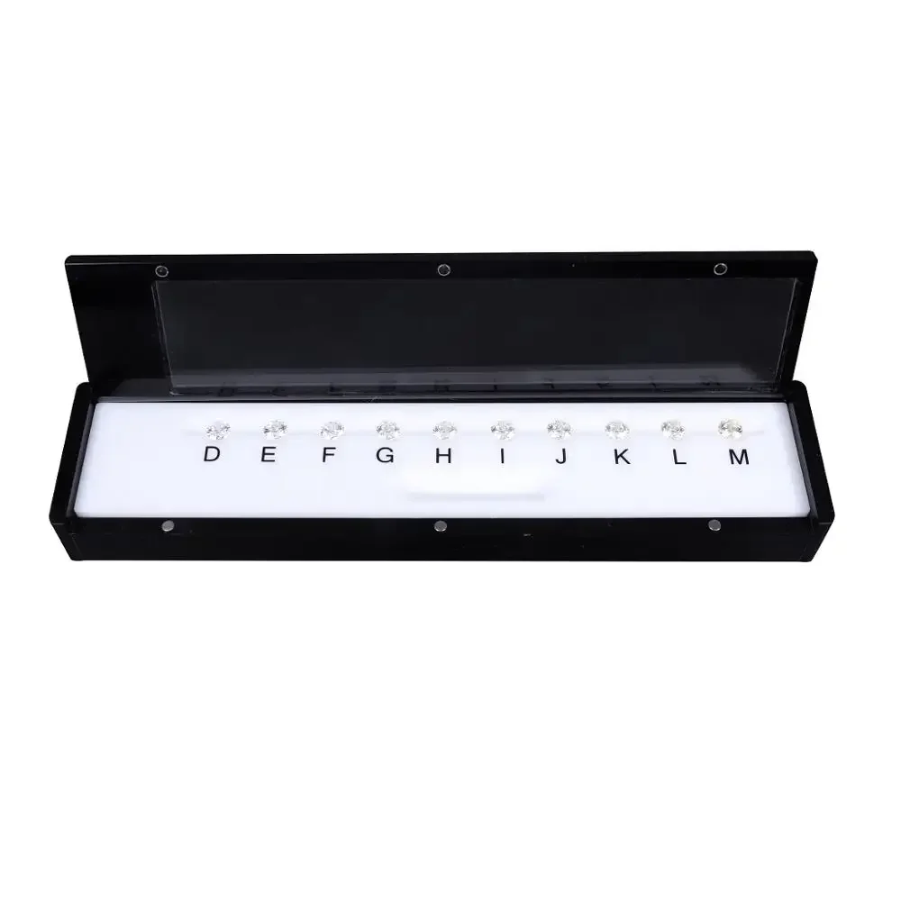 2025/2020 China Factory wholesale CZ Master Color grading set with cubic zircon from D to M color