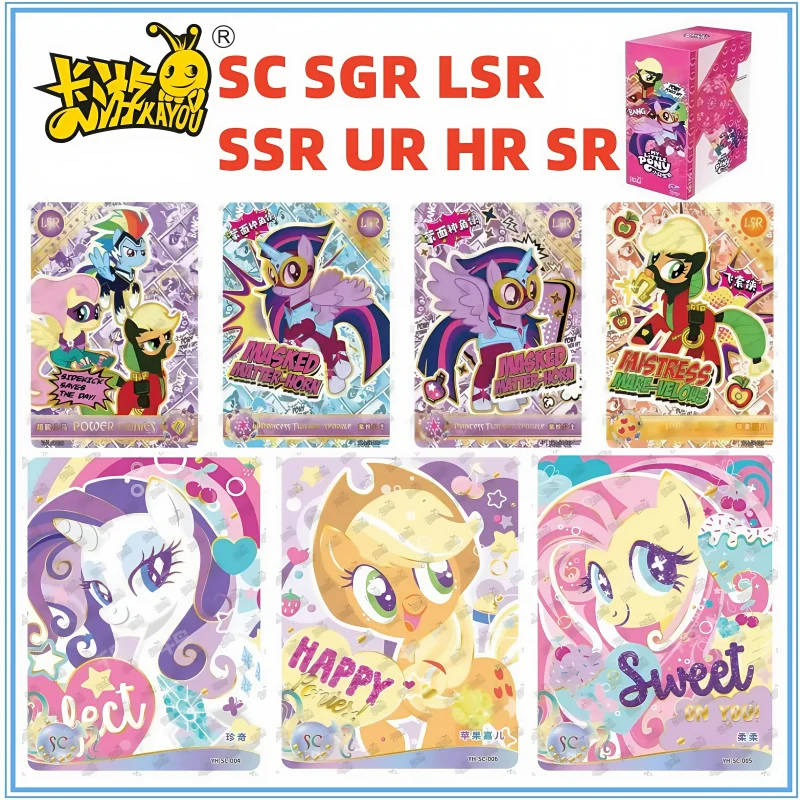 

KAYOU Genuine My Little Pony Card Moon Edition vol.02 Princess Card Rare SC SGR LSR UR HR Collectible Cards Toy Gift