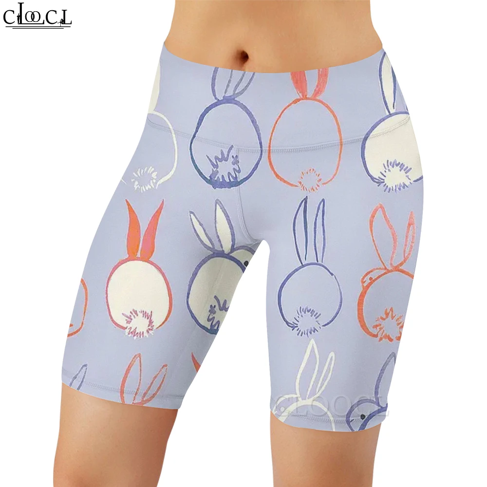 CLOOCL Fashion Casual Workout Women Legging Back of Bunny Print Casual Women Sexy Gym Sweatpants for Female