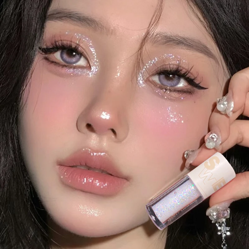 Liquid Eyeshadow Brighten Lying Silkworm Makeup Highlight Waterproof Diamond Shiny Lasting Monochrome Glitter Eyeliner Cosmetics