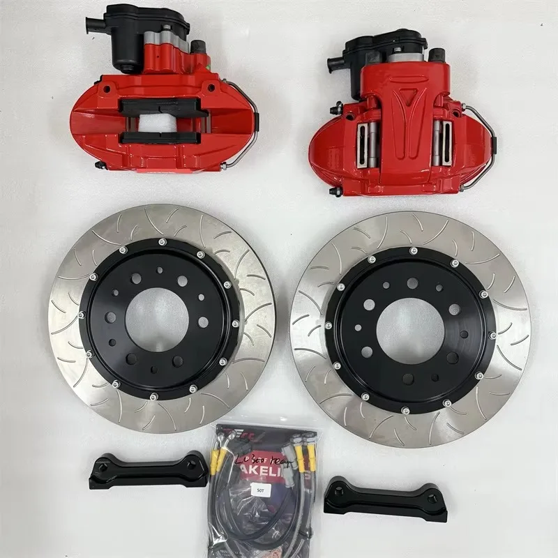 

4pots Caliper with Electric Parking Brake Big Brake Kit for Golf Mk7.5 2017 TT Mk A3 S3 A4 S4 A5 S5 A6 S6 A7 S7 A8 S8