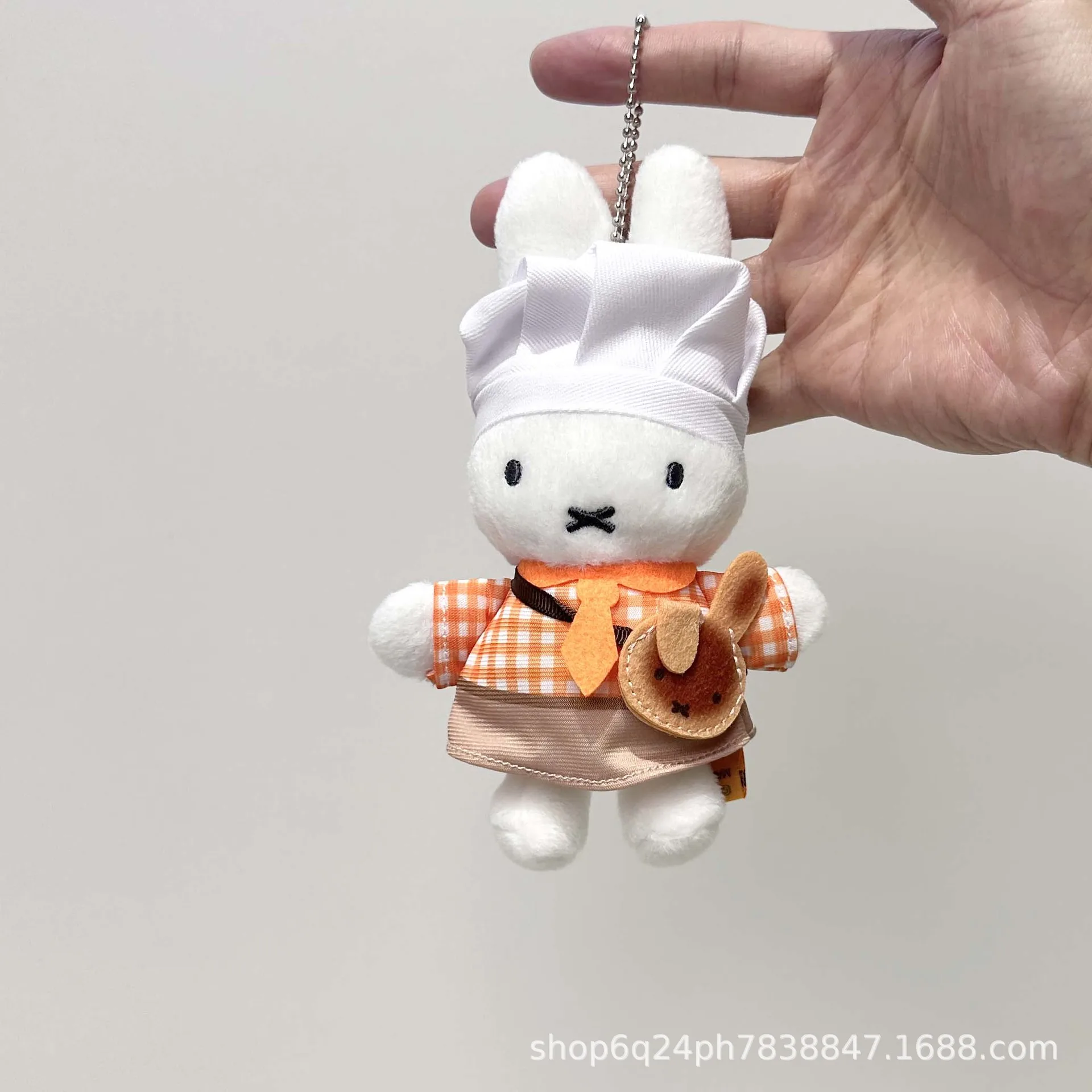 Kawaii Miffy Kitchen Baking, ограниченная серия, одежда шеф-повара, плюшевая кукла, подвесная сумка, брелок, милая девушка, подарок на день