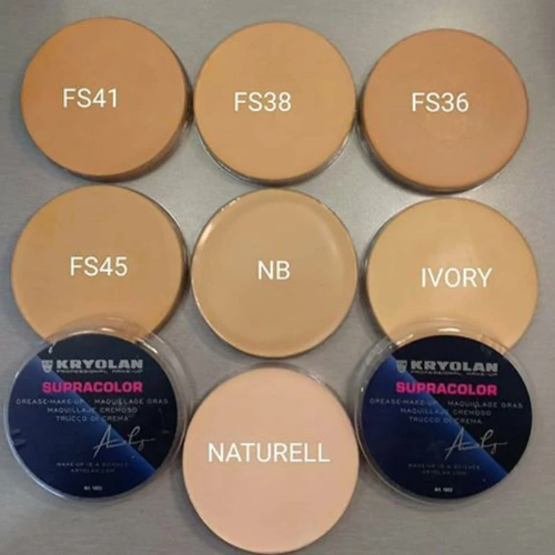 Kryolan Supra Foundation 55ml  Full-coverage Makeup Foundation Cream Multi-purpose Concealer