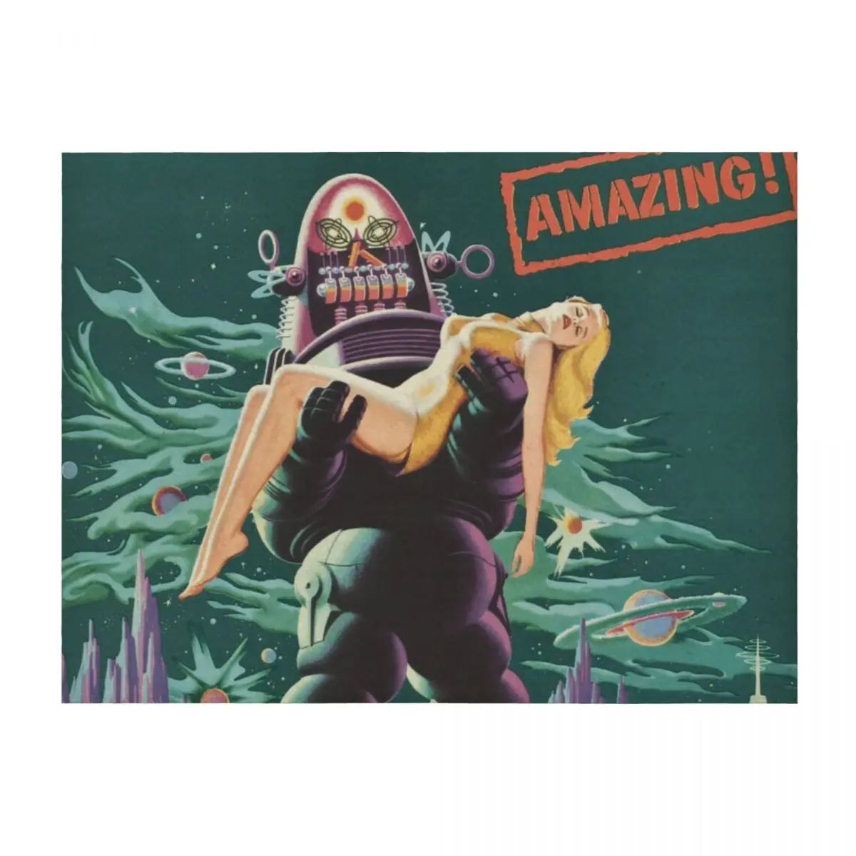 

Forbidden Planet Throw Blanket Beautifuls manga Hair Multi-Purpose Blankets