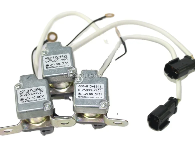 

PC270-8, PC200-8, Relai Keselamatan Pemula Ekskavator 600-815-8941