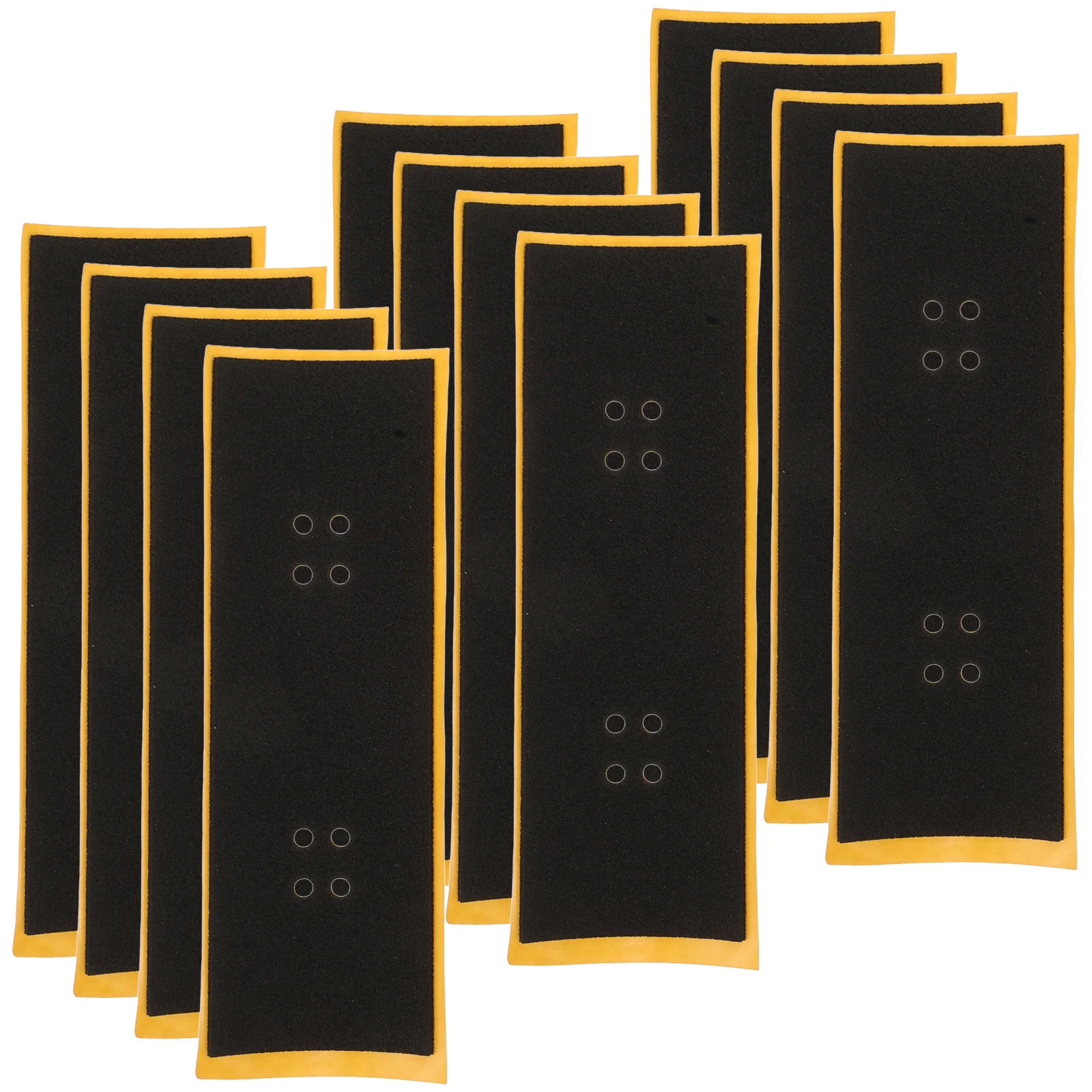 12 stuks vingerskateboard niet-sterk zelfklevende mini-skateboards vervangende griptape voor vingerskateboards accessoires