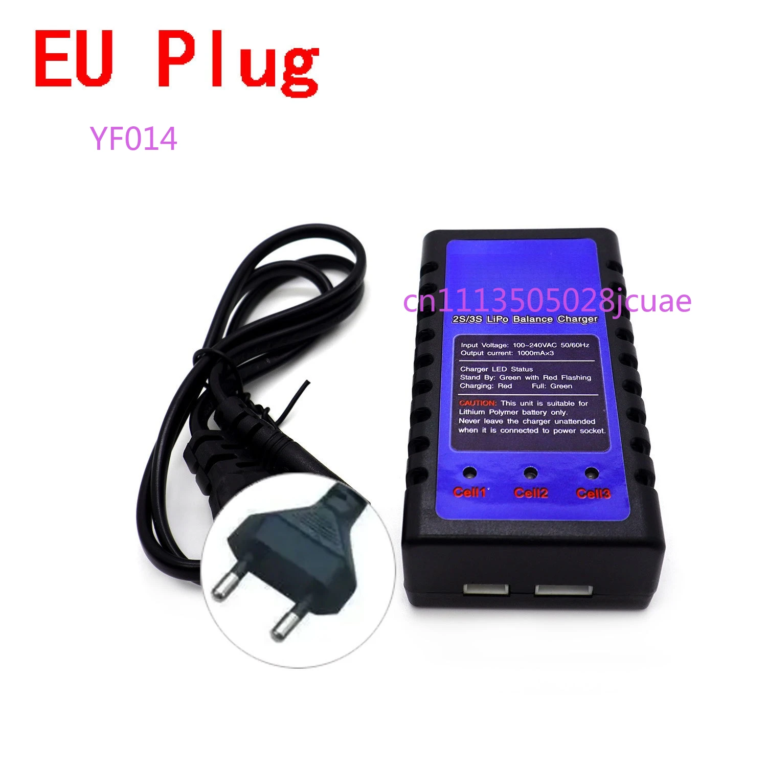 Simple Balance Charger For Model Aircraft Drone Lithium Battery 2 Series 3 Series Voltage Matching