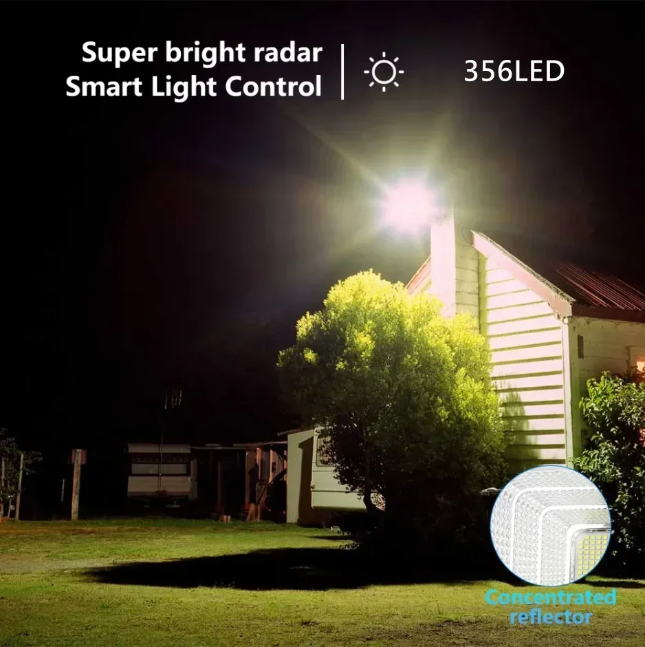 NEW 50-200W Solar Flood Lights with Remote Control Outdoor IP67 Waterproof Solar Powered Spotlight Solar Reflector Wall Lamp Hot