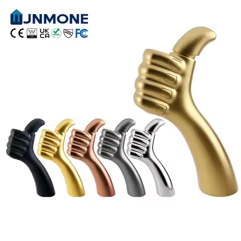 Modern Design Bathroom Sink Faucet Thumbs Bathroom Faucet Brass Mixer Basin Faucet Single Hole Deck Mounted Washbasin Water Taps