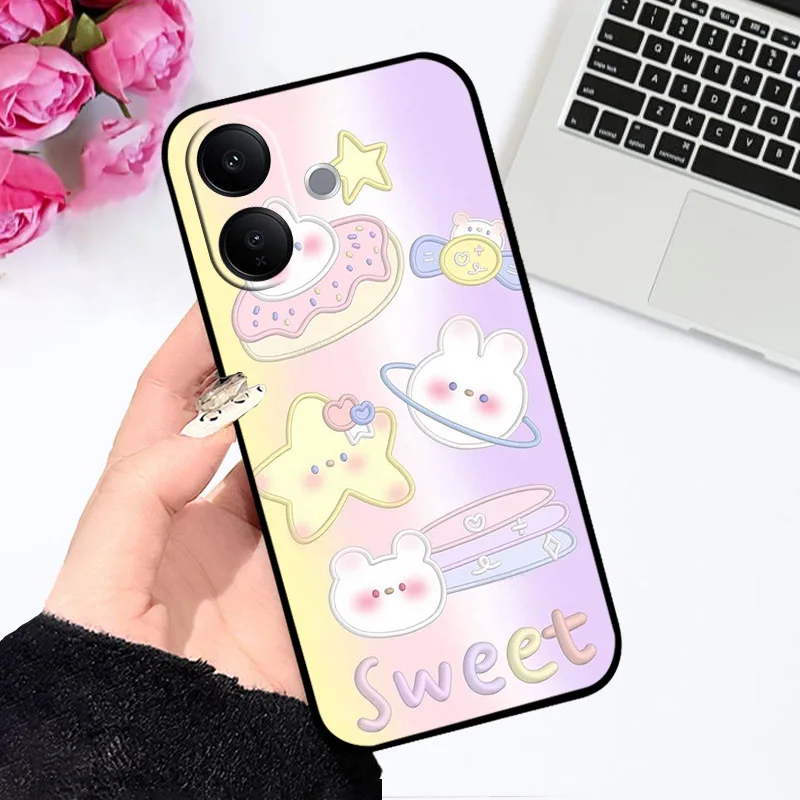 حافظة لهاتف Vivo V60 Lite V60Lite 4G حماية كاملة ضد الصدمات غطاء خلفي لهاتف VIVO V60 Lite 5G حافظة هاتف من السيليكون الناعم مصد من البولي يوريثان #6