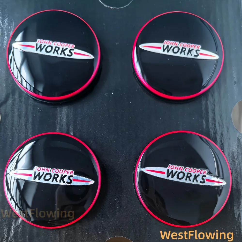 

JCW 56 MM Floating Wheel Centre Caps For BMW MINI Cooper R55 R56 R57 R58 R59 R60 R61 F54 F55 F56 F57 F60