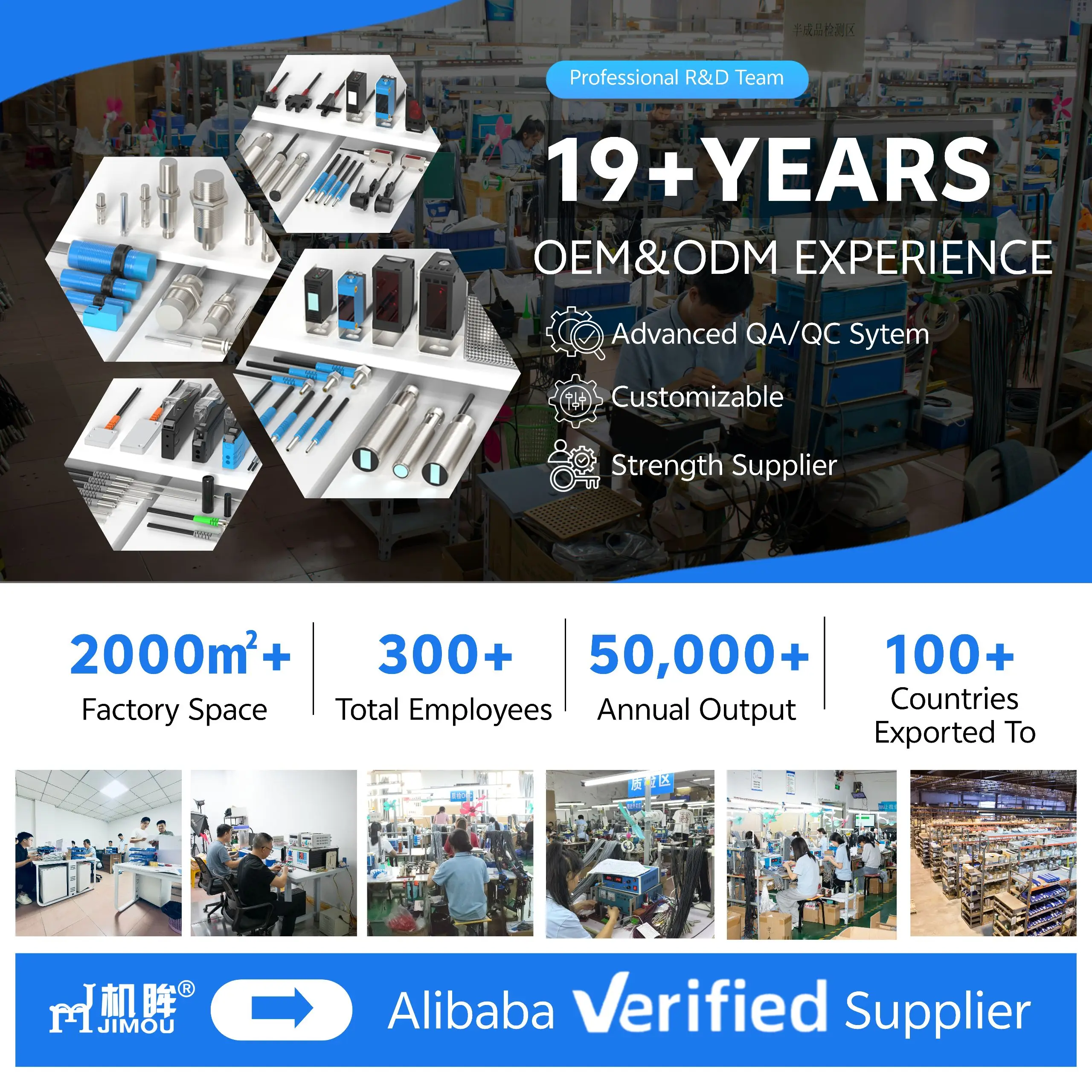 High Precision Laser Displacement Sensor Distance Measurement Sensor For Industrial Automation