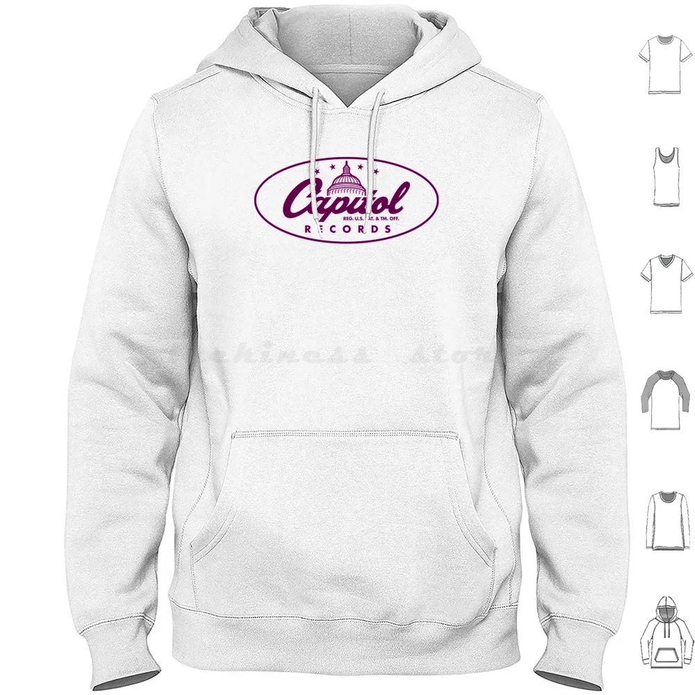Capitol Record Hoodies Long Sleeve Record Capitol Records Album Band Rap Hip Hop Turntable Record Player Rhythm Blues