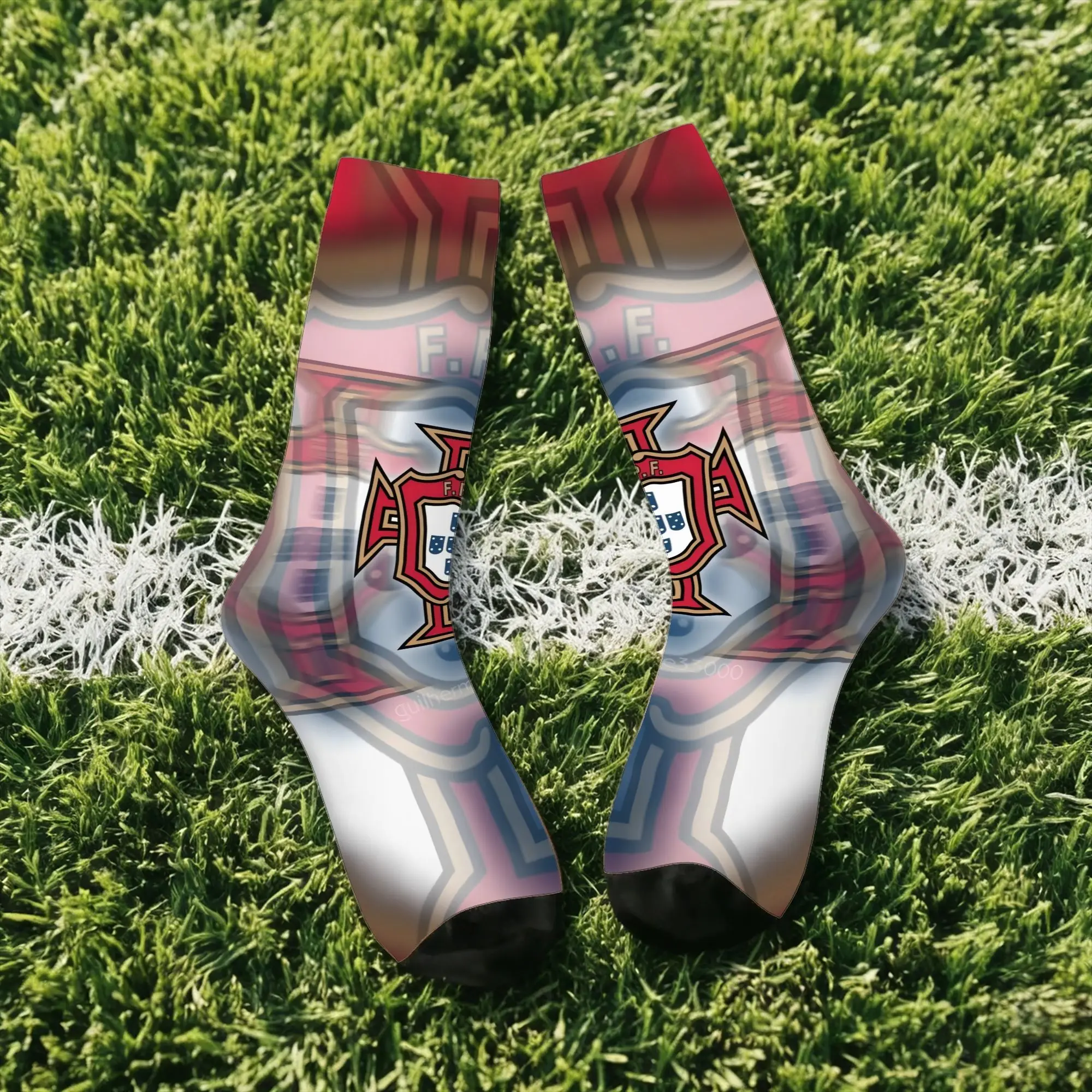 Hip Hop Vintage Portugal Crazy Men's compression Socks Unisex  Harajuku Pattern Printed Funny Sock Match Day Essentials