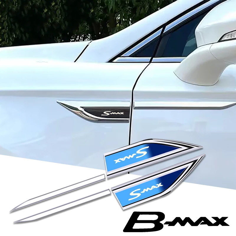 ملصقات بشفرات الأبواب الجانبية للسيارة ، ملحقات السيارة ، داخلية لفورد S-Max ، C-max ، B-max ، 2 من من من الخارج