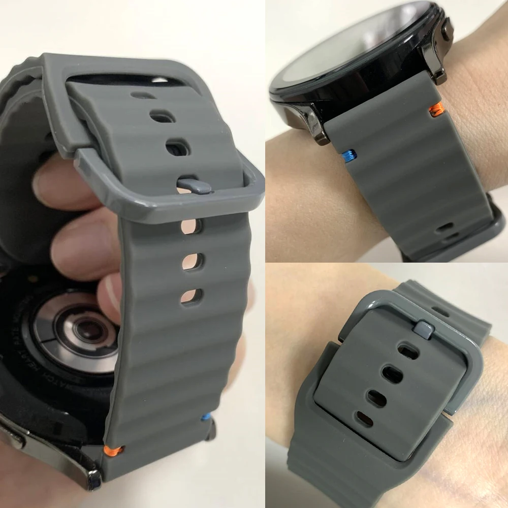 20 مللي متر 22 مللي متر سوار رياضي للغارمين Forerunner 165 265 570 حزام ل Garmin Venu Sq 2 3 Vivoactive 6 5 4 استبدال العصابات السيليكون