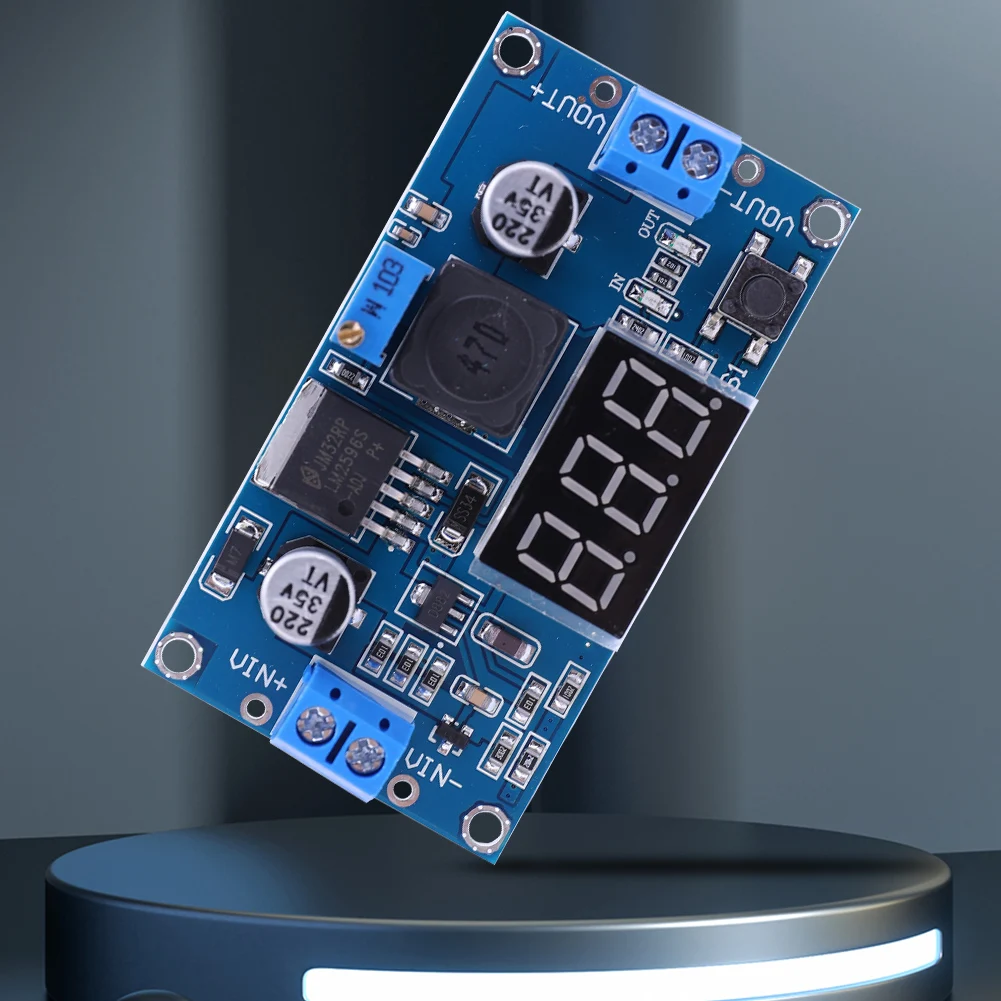 LM2596 DC-DC Step-Down Module With Display Variable Volt Regulator Input 25V-40V Output 1.25V-37V 3A Adjustable High Efficiency