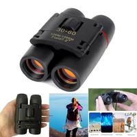 30x60 HD Telescope Vision Child Outdoor Bird Watching Tourism Camping Props Long Range Folding Binoculars with Low Light Night