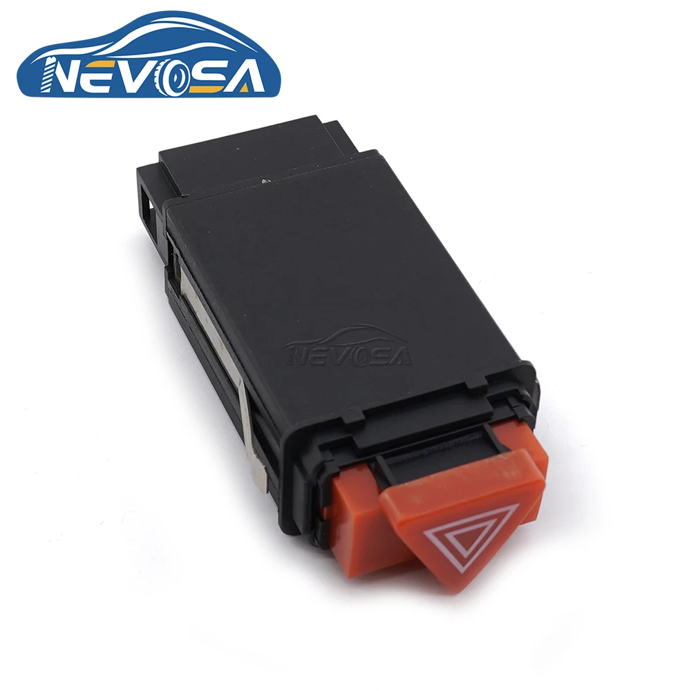 NEVOSA 8L0941509L For Audi A3 1996 2003 Car Hazard Warning Red Button Emergency Hazard Flasher Warning Light Switch Car Repair